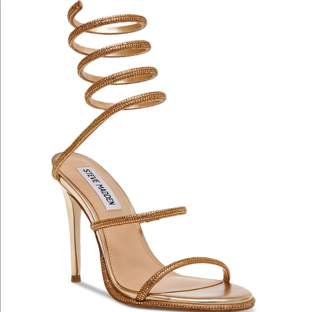 Steve Madden Exotica Bronze Heels